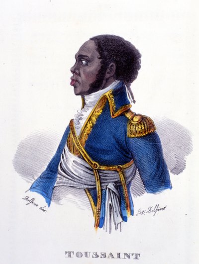 Retrato de François Dominique Toussaint dit “Toussaint-Louverture” de French School