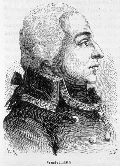 Retrato de Francois Joseph Westermann, general francés (1751-1794) - en “L