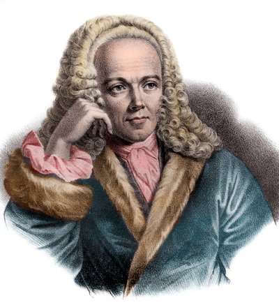 Retrato de Francois Quesnay (1694-1774), médico y economista francés de French School