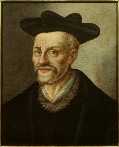 Retrato de François Rabelais (1494-1553), escritor y médico francés. Pintura de la escuela francesa. Siglo XVI. Dim. 0,49x0,40 m. Museo del castillo de Versalles de French School