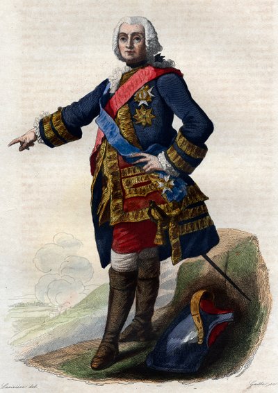 Retrato de François de Chevert (1695-1769), general francés. de French School