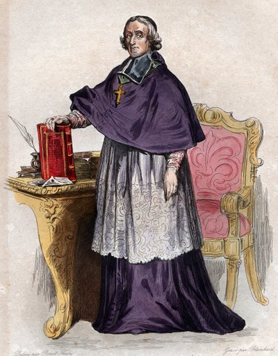 Retrato de Francois de Pons de Salignac de La Mothe Fenelon (1651-1715) de French School