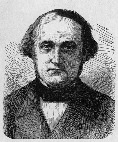 Retrato de François-Clément Sauvage (1812 - 1872), ingeniero y administrador francés - en 