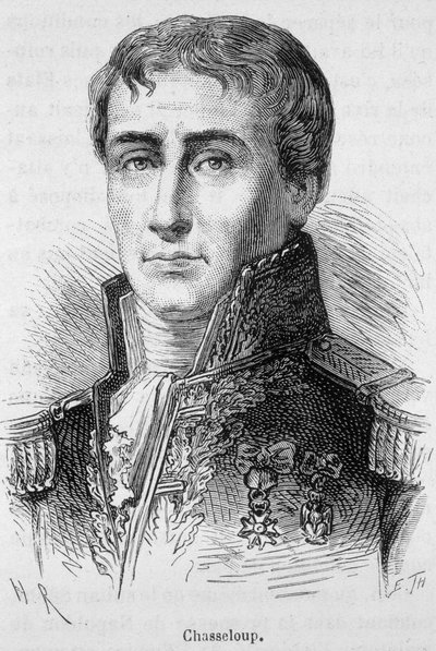 Retrato de François, Marqués de Chasseloup - Laubat, General e Ingeniero francés (1754 - 1833) - en “L