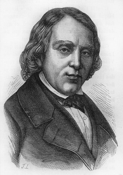 Retrato de François Vincent Raspail (1794-1878), biólogo, químico y político francés de French School