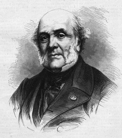 Retrato de Frédéric Auguste Demetz (1796-1873), abogado francés, fundador de la colonia agrícola y penitenciaria de Mettray destinada a rehabilitar a jóvenes delincuentes. Grabado en “Le Monde Illustré” n°866 del 15 de noviembre. de French School
