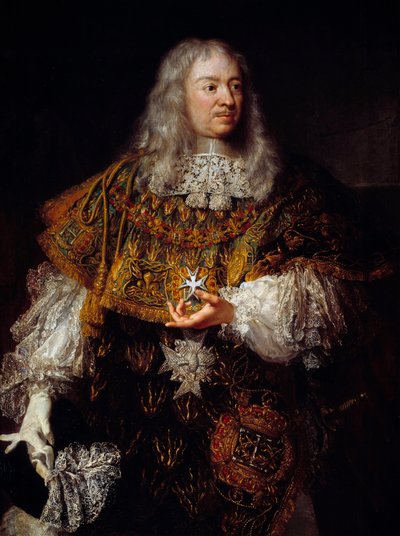 Retrato de Gabriel de Rochechouart (1600-1677) con gran traje como caballero de la Orden del Espíritu Santo de French School