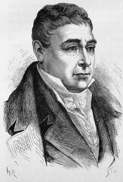 Retrato del General La Fayette (Lafayette) (1757 - 1834) - en “L