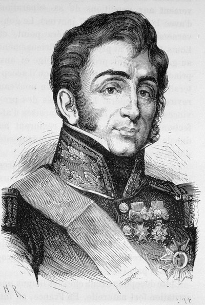 Retrato del General Lamarque (1770 - 1832) - en “L