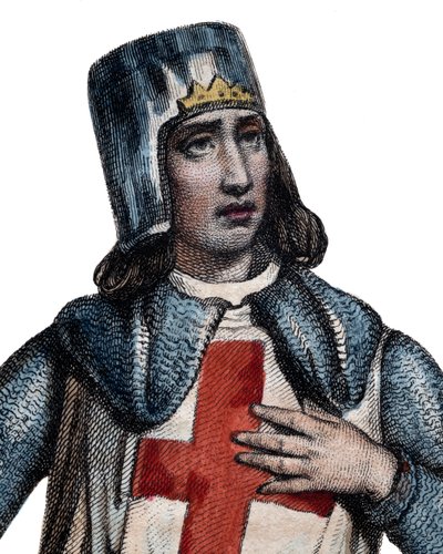 Retrato de Godofredo de Villehardouin (1150-1228), historiador y caballero francés de French School