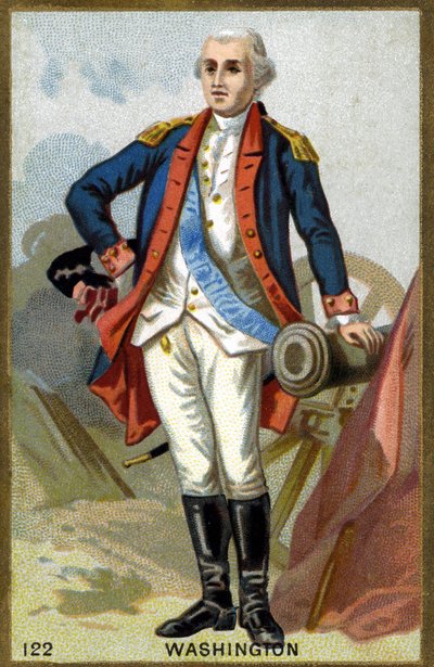 Retrato de George Washington (1732-1799) de French School