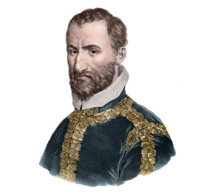 Retrato de Giovanni Pierluigi da Palestrina (1525-1594), compositor italiano de French School