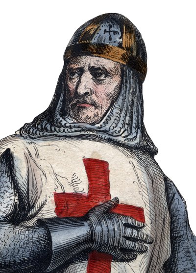 Retrato de Godofredo de Bouillon (104061-1100), caballero franco, uno de los líderes de la Primera Cruzada de French School
