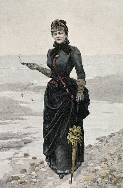 Retrato de Gyp (Sibylle Gabrielle Marie Antoinette Riquetti de Mirabeau, Condesa de Martel de Janville) (1849-1932), escritora francesa de French School