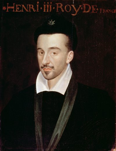 Retrato de Enrique III (1551-89) de French School