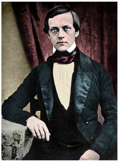 Retrato de Hermann von Helmholtz (1821-1894), físico, anatomista y fisiólogo alemán de French School