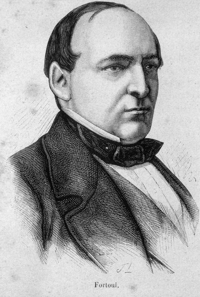 Retrato de Hippolyte Fortoul, escritor y ministro francés (1811-1856) - en “La Historia de Francia” por Henri Martin de French School