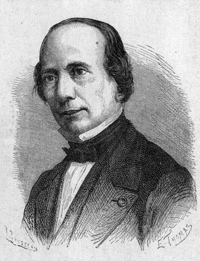Retrato de J. Caselli, físico italiano - en 
