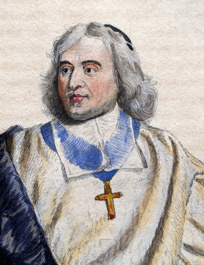 Retrato de Jacques Bénigne Bossuet (1627-1704), obispo y teólogo francés. de French School