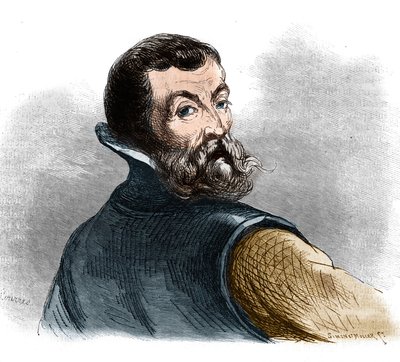 Retrato de Jacques Cartier (1491-1557), navegante y explorador francés de French School