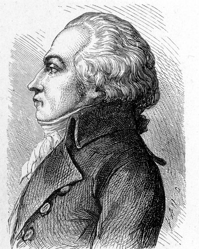 Retrato de Jacques Constantin Perier (1742 - 1818) - en "Álbum de Ciencia; científicos ilustres; Grandes descubrimientos" 1896 de French School