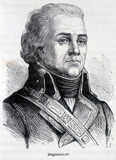 Retrato de Jacques François Coquille dit Dugommier, general francés (1738 -1794) - en "L