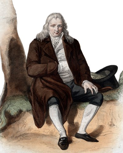 Retrato de Jacques Henri Bernardin de Saint Pierre (1737-1814), escritor y botánico francés de French School