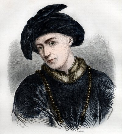 Retrato de Jan Hus (o Jean Huss). de French School