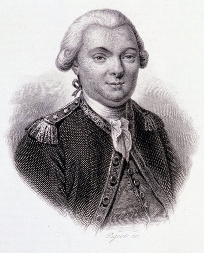 Retrato de Jean-Francois Galaup, Conde de La Perouse (Jean Francois Laperouse de French School