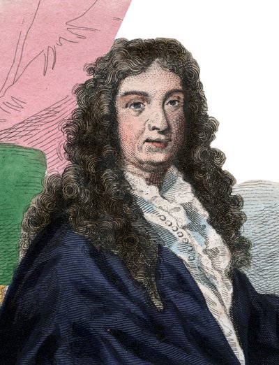 Retrato de Jean Baptiste Lully (1632-1687), compositor francés de French School