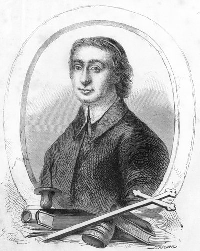 Retrato de Jean Baptiste Massillon (1663-1742) (grabado) de French School