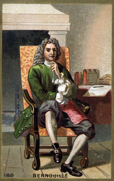 Retrato de Jean Bernoulli (Johann Bernouilli) (1667-1748) de French School