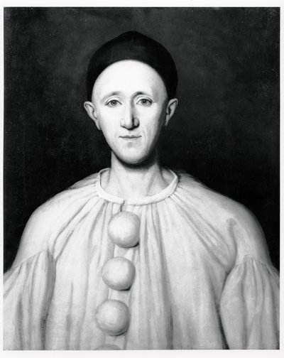 Retrato de Jean Charles Deburau (1829-73) como Pierrot de French School