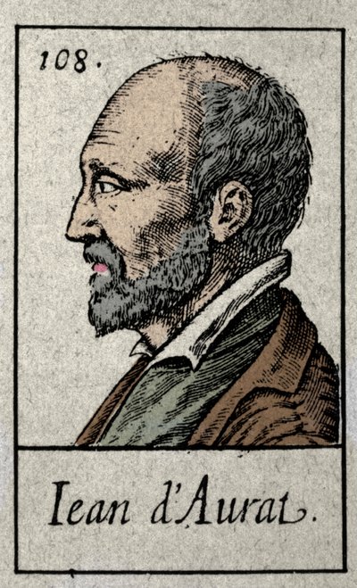Retrato de Jean Dorat (Auratus de su verdadero nombre Jean Dinemandi de French School