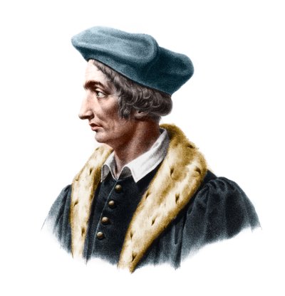 Retrato de Jean Fernel (1497-1558), médico, astrónomo y matemático francés de French School
