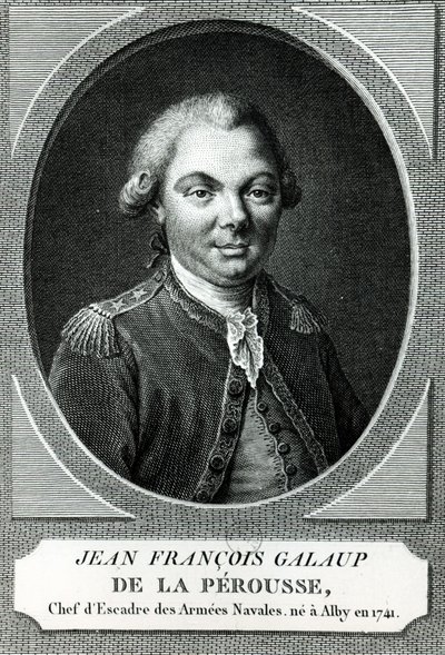 Retrato de Jean Francois Galaup de la Perouse (1741-88) de French School