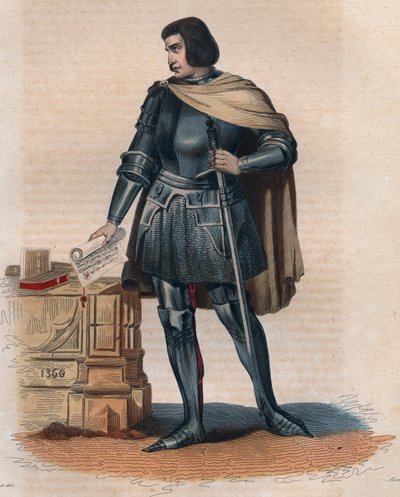 Retrato de Jean Juvenal (Jouvenel) des Ursins (1360-1431), juez francés de French School