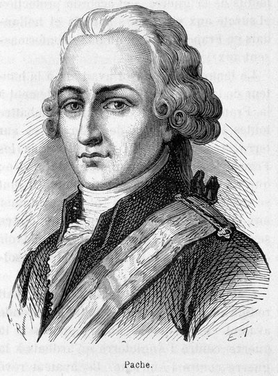Retrato de Jean Nicolas Pache (1746-1823), político francés que grabó en monumentos públicos el lema de la República Francesa: 