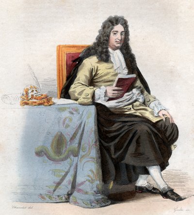 Retrato de Jean Racine (1639-1699), dramaturgo francés de French School