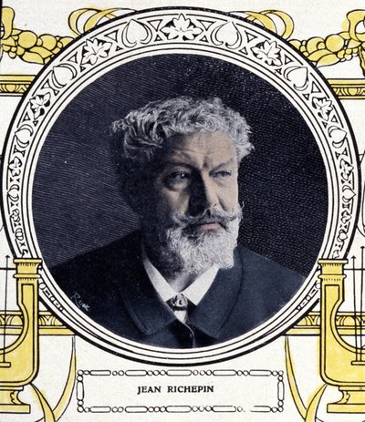 Retrato de Jean Richepin (1849-1926), escritor francés. de French School
