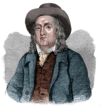 Retrato de Jeremy Bentham (1748-1832), filósofo, economista y jurista teórico inglés de French School
