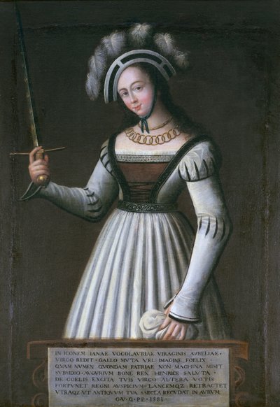 Retrato de Juana de Arco (1412-31), siglo XVI de French School