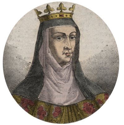 Retrato de Juana de Francia (1464-1505) (o de Valois) Reina de Francia Esposa de Luis XII - Juana de Francia y Valois (1464-1505) de French School