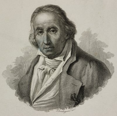 Retrato de Joseph Marie Charles, llamado Jacquard (1752-1834), tejedor francés e inventor del telar de Jacquard, grabado de Guadagnini de French School