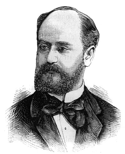 Retrato de Jules Develle (1845-1919), político francés. Grabado en “Le Monde Illustré”, 16 de enero. de French School