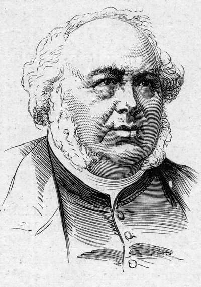 Retrato de Jules Janin (1804-1874), novelista, crítico y académico francés. Grabado en 