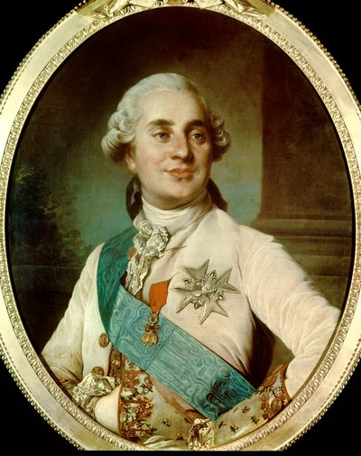 Retrato del Rey Luis XVI a los 30 años de French School