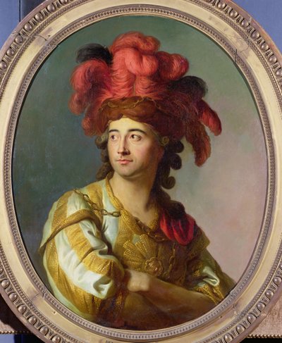 Retrato de Larive de French School