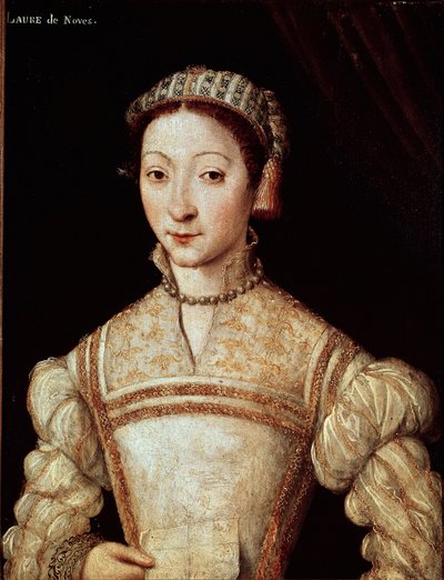 Retrato de Laure de Noves (1308-1348), amada de Petrarca de French School