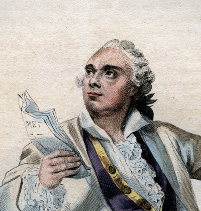 Retrato de Lekain (1729-1778), actor francés de French School